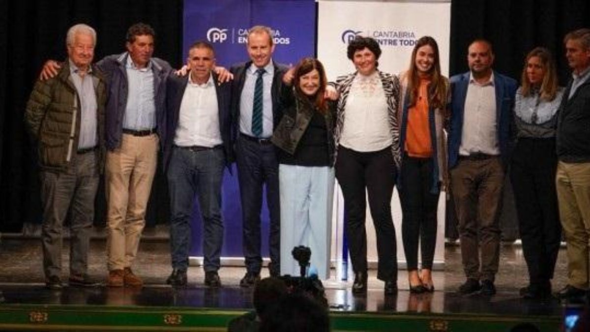 Acto de campaña del PP en Santoña