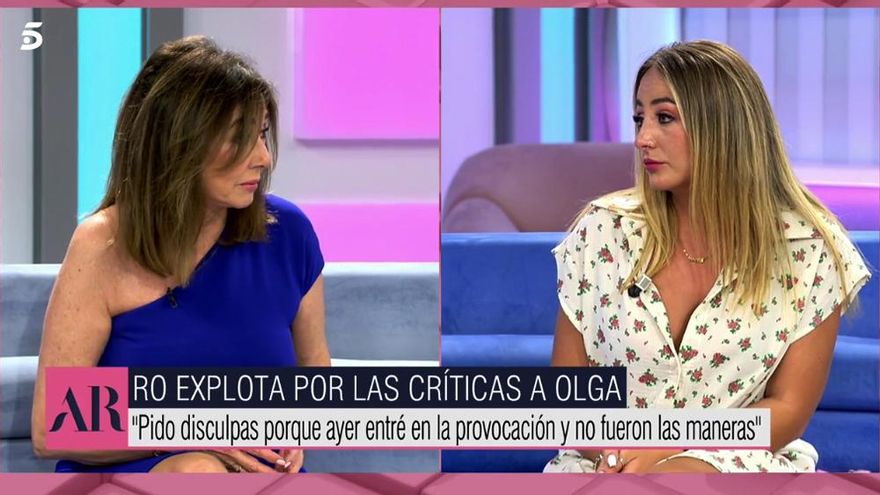 Ana Rosa Quintana riñe a Rocío Flores, que acaba al borde de las lágrimas: "No puedes censurar"