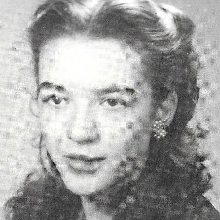 Amalia Avia a los 16 años