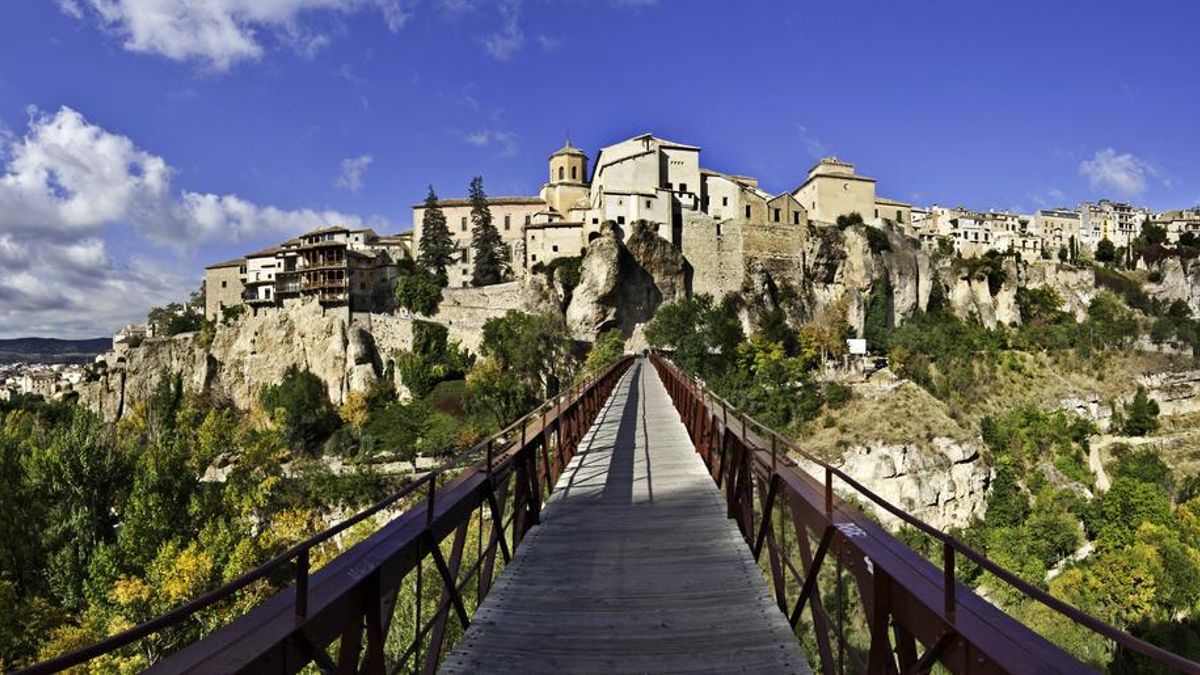 Cuenca desde el puente de San Pablo.