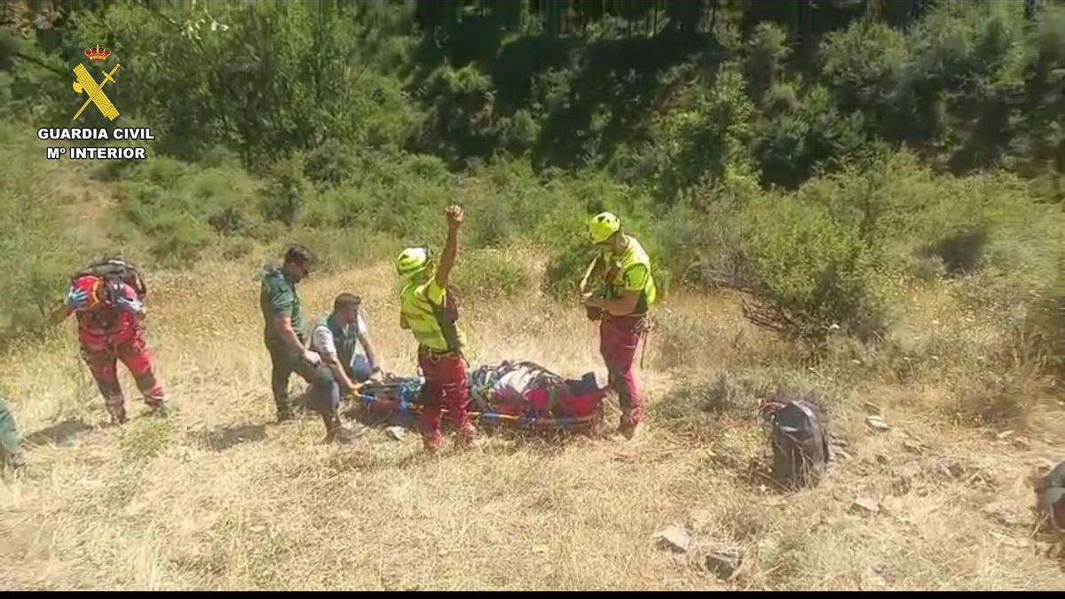 Rescate de un hombre en Poyales (La Rioja)