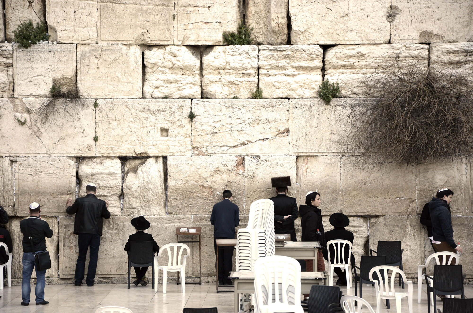 Zona de rezo masculina. Jerusalén / SNM