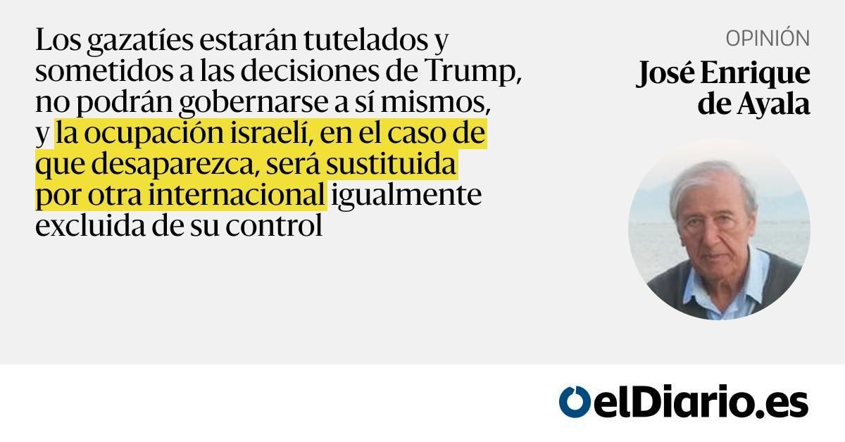 El plan de Trump para la paz en Gaza: un chantaje que hay que aceptar