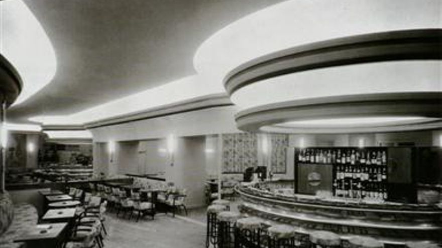 Interior del Capitol en los años cincuenta.