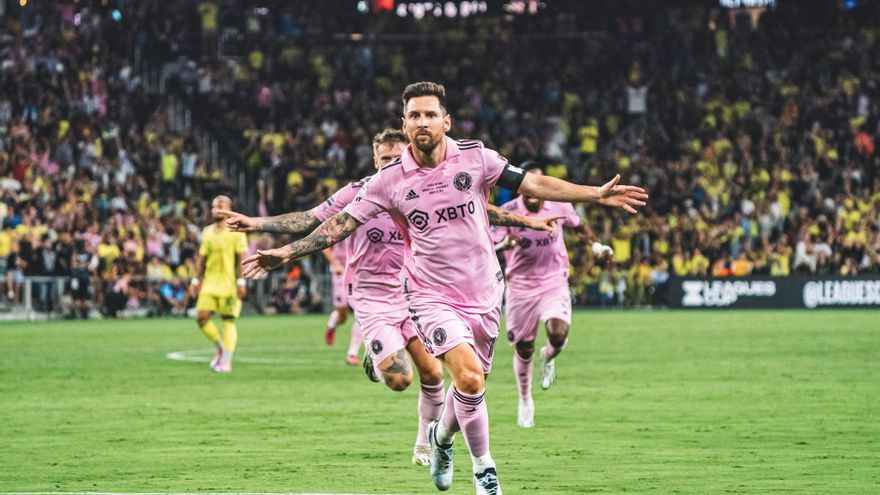 Inter Miami consigue el primer título de su historia de la mano de Messi