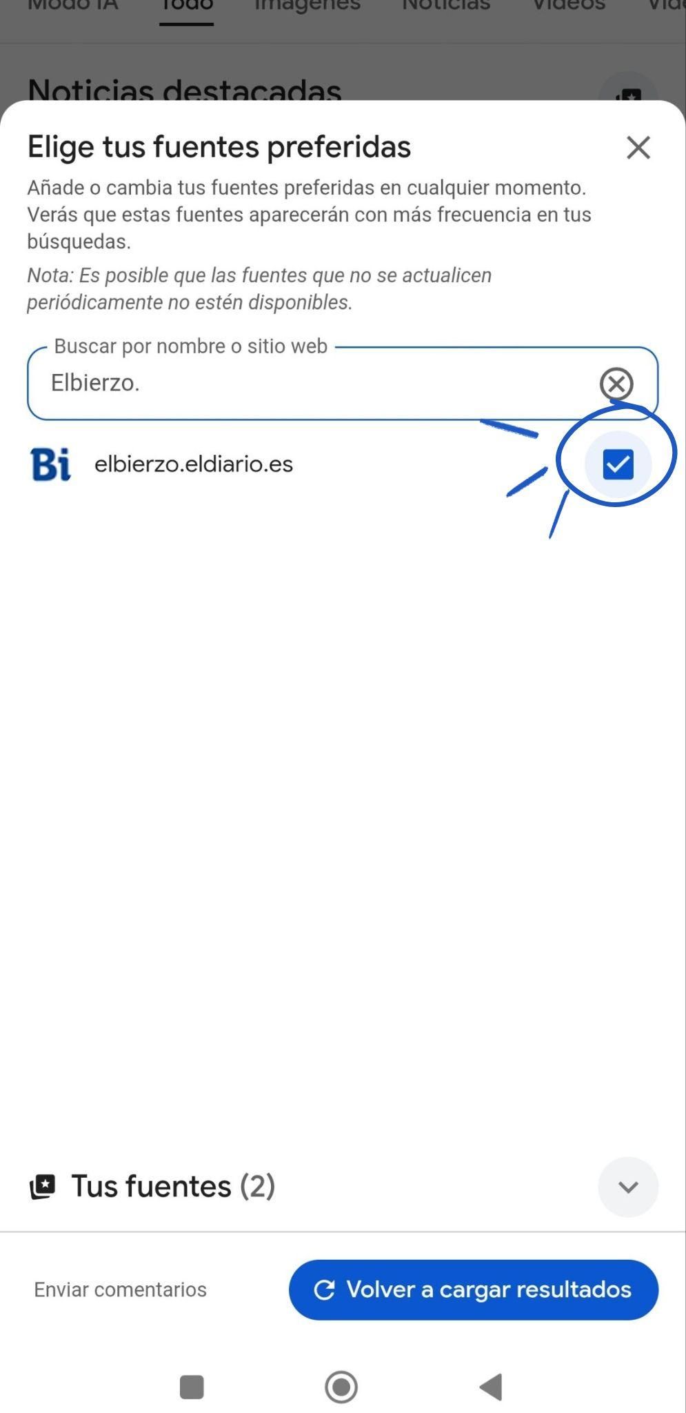 Selecciona elBierzo como fuente preferida en Google.