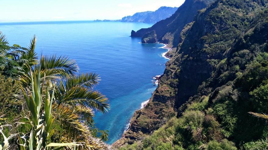 Vista de la costa madeirense. Foto: D. J. Hernández