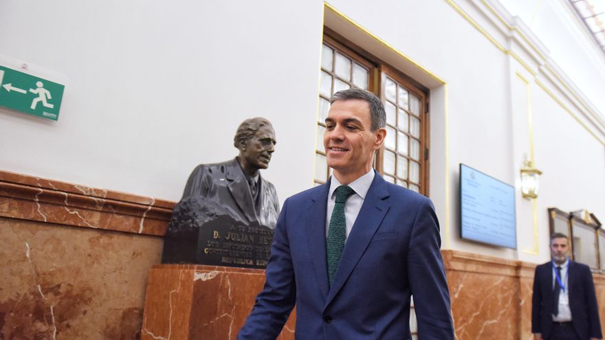 El presidente del Gobierno, Pedro Sánchez
