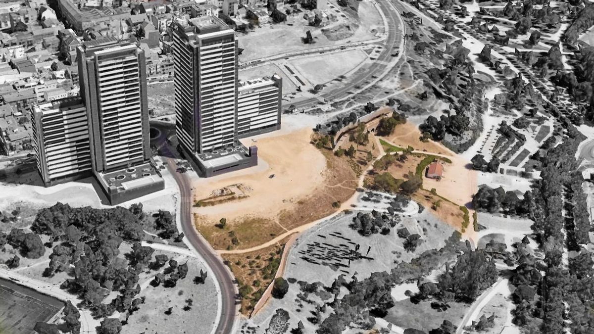 El Ayuntamiento de Madrid reforma el entorno de las torres del Paseo de la Dirección: habrá patinaje y escalada