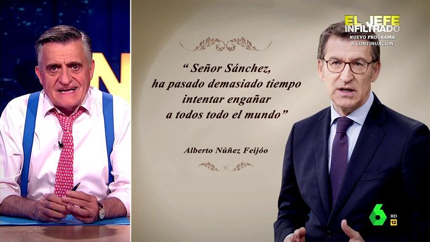 Wyoming se ríe en 'El Intermedio' del "Rajoy" de Feijóo: "Se ha propuesto derogar la gramática castellana"