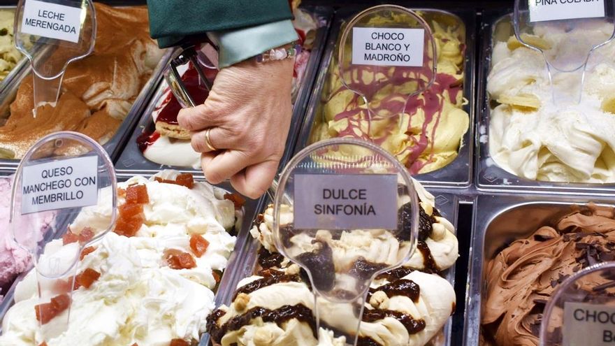 Helados artesanos de San Telesforo