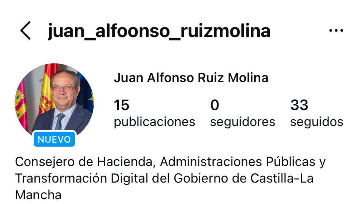 Castilla-La Mancha detecta usurpación de identidad con perfiles falsos del gobierno regional