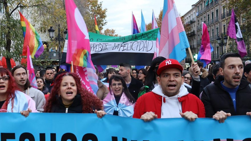 Decenas de colectivos salen a la calle por la ley trans: “Si el PSOE no respeta la dignidad, fuera del Orgullo”