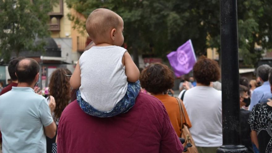 Manifestación feminista en Toledo