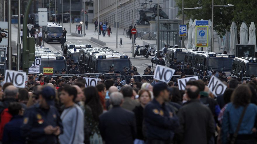 El 25S volverá a rodear el Congreso entre el 18 y el 20 de diciembre para rechazar la aprobación de los Presupuestos