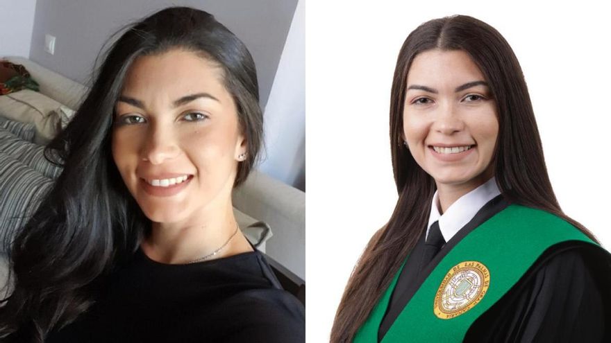 Fotografías de Carolina antes de sufrir las lesiones cerebrales. (CEDIDAS POR LA FAMILIA)