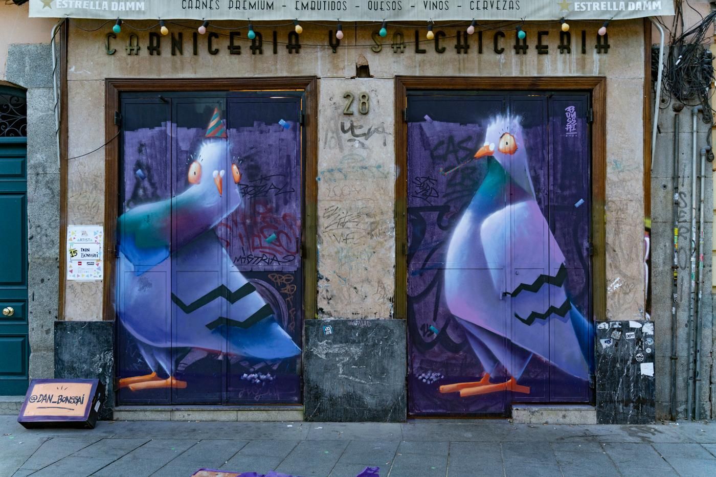 Una de las obras de Pinta Malasaña 2025