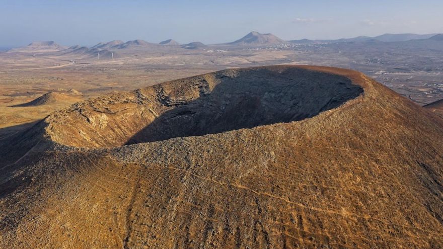 Volcán Calderón Hondo, en La Oliva