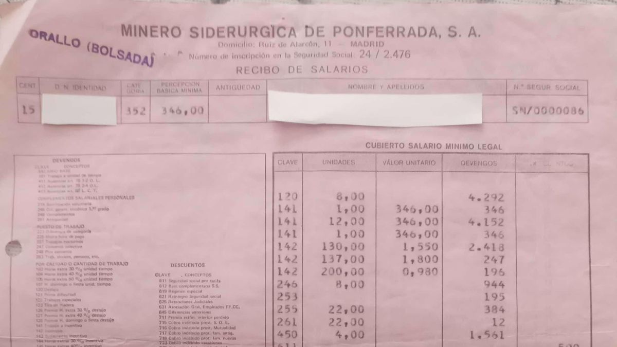 Pagos en metálico: cuando los mineros de Laciana celebraban cada año 15 veces el 'día de la madre'