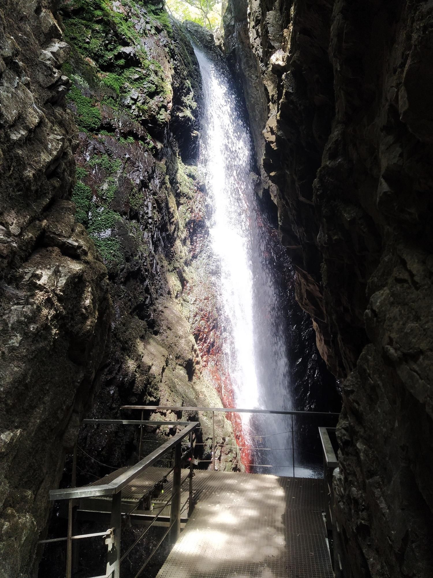 La cascada de Nocedo, la conocida como 'cola de caballo'.