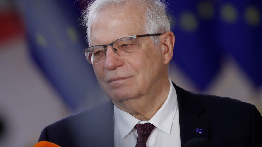 El alto representante de la Unión Europea para los Asuntos Exteriores, Josep Borrell. EFE/EPA/OLIVIER HOSLET