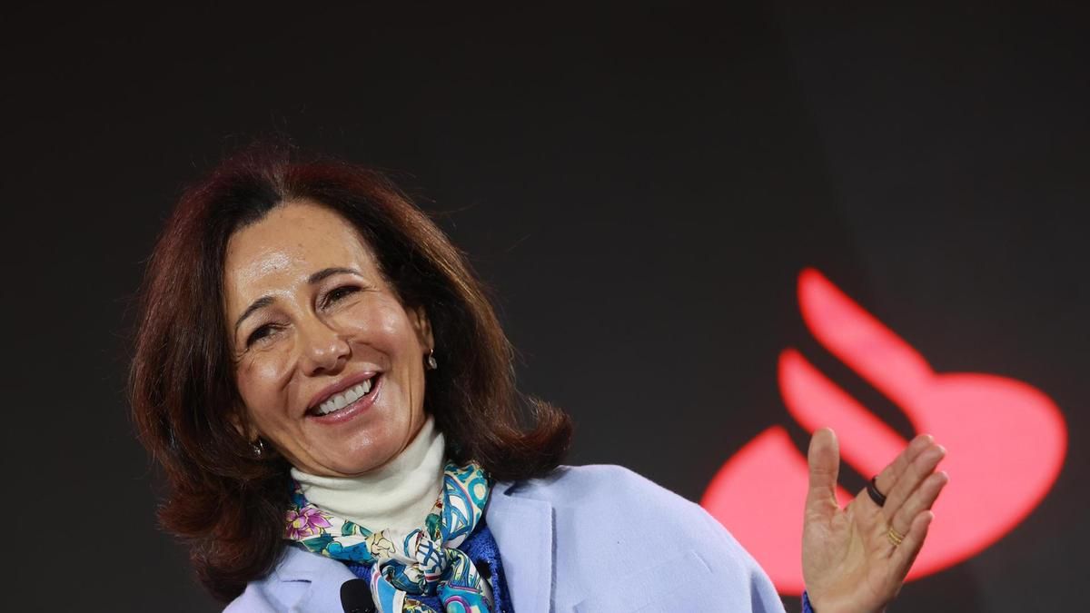 La presidenta de Banco Santander, Ana Botín, en una imagen de archivo