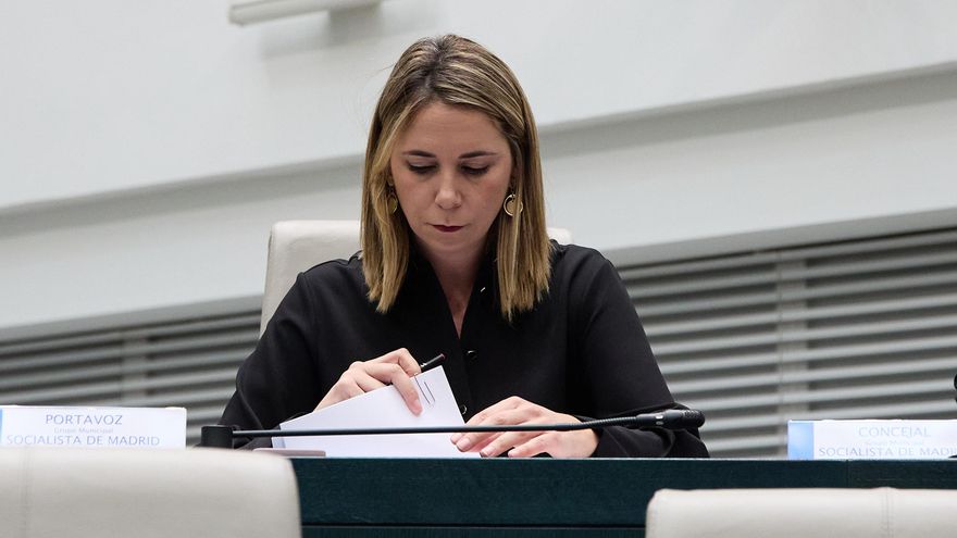Archivo - La portavoz del Grupo Municipal Socialista del Ayuntamiento de Madrid, Mar Espinar. Archivo.