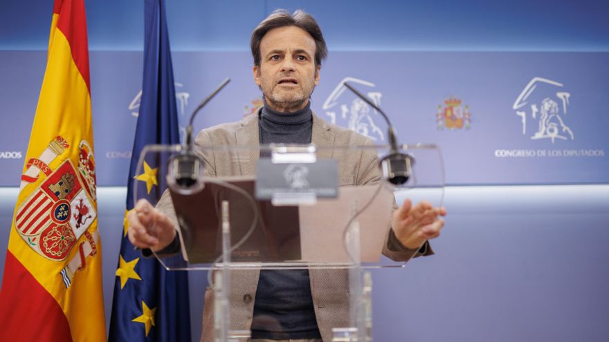 Archivo - El presidente del grupo parlamentario de Unidas Podemos en el Congreso, Jaume Asens, en una foto de archivo