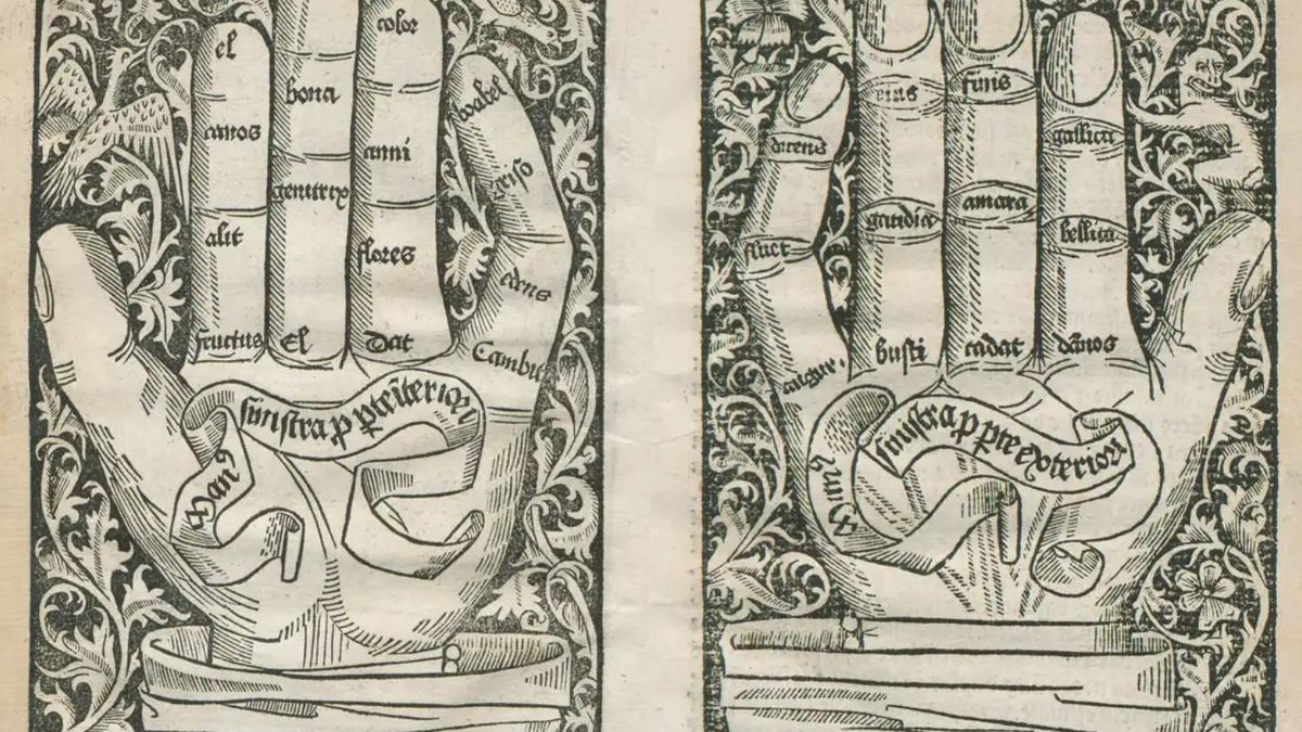 ¿Puede tu mano guardar 92 datos distintos? Un sistema de 1602 lo planteó como alternativa al papel