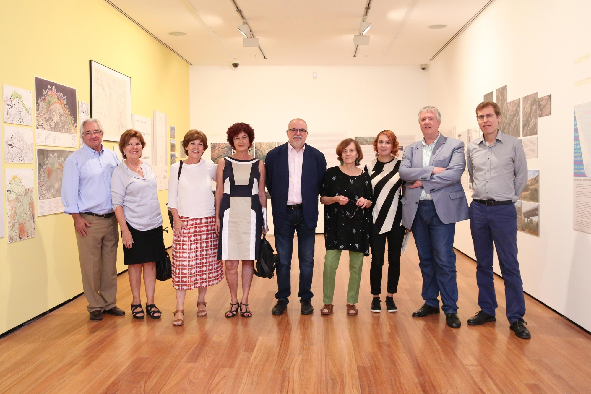 Inauguración de la exposición 'El paisaje como objetivo'