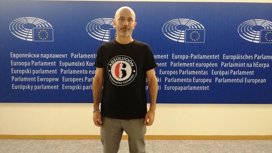 La condena a los seis antifascistas de Zaragoza por una protesta contra Vox llega a la Eurocámara