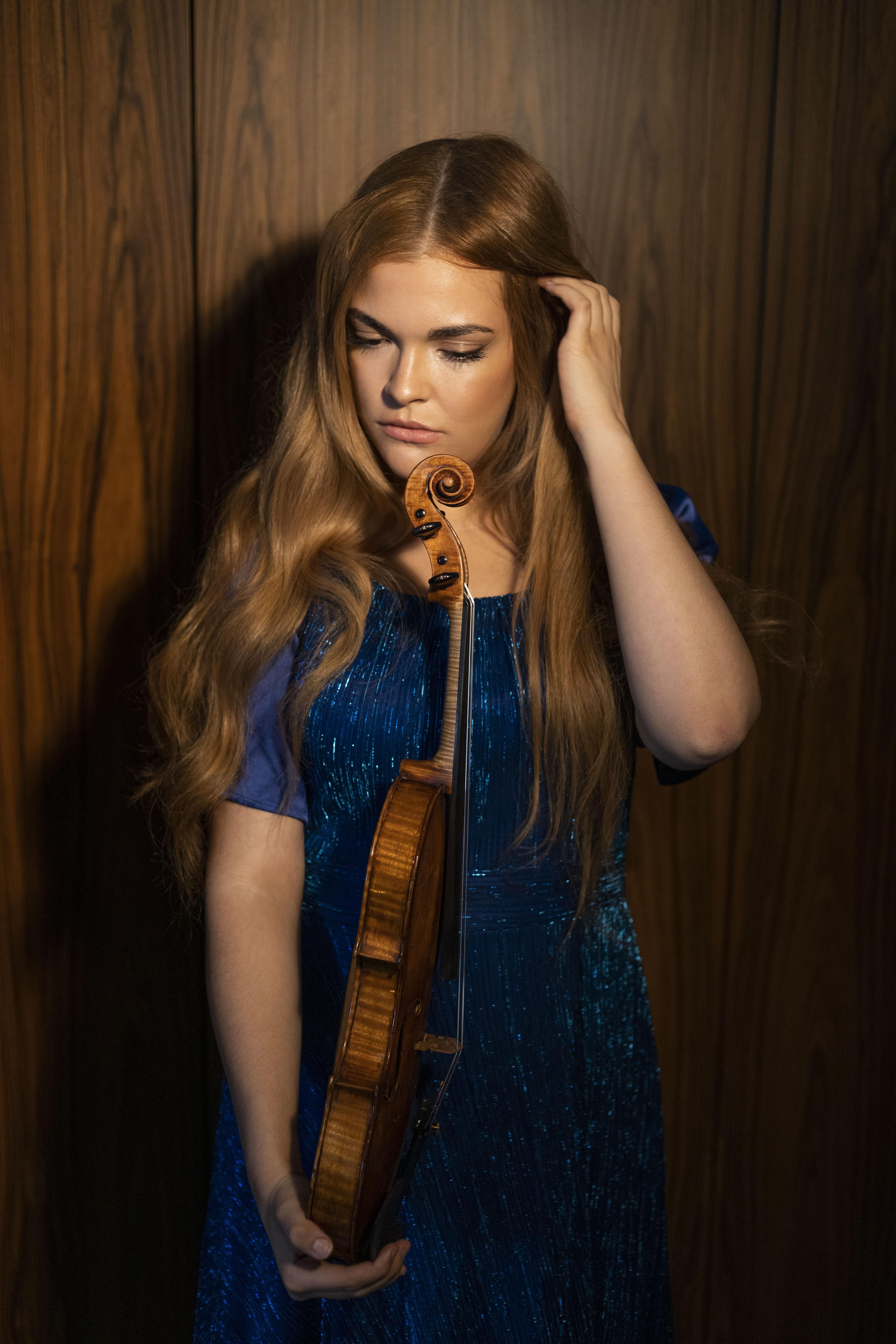 La violinista Ellinor D'Melon.