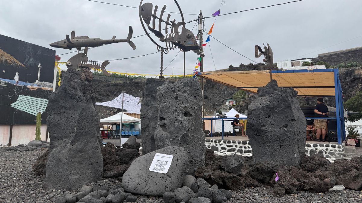 Los Llanos de Aridane se suma al proyecto ‘Caminarte’ con una escultura de Gustavo Díaz en La Bombilla
