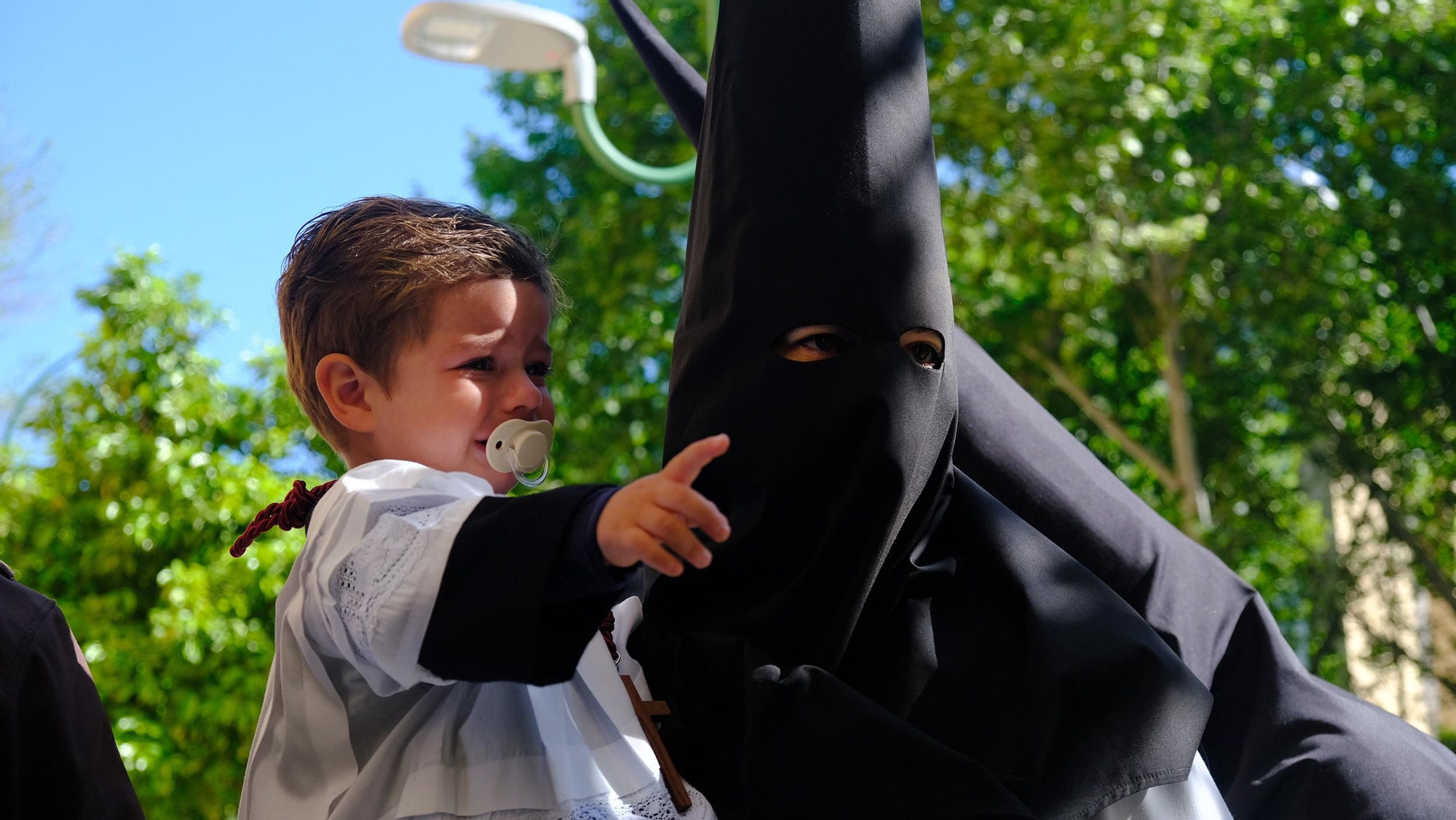 Desde pequeño comienzan a vivir las tradiciones.