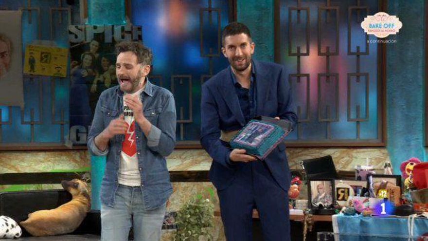Fernando Tejero y Broncano aclararon sus diferencias con tarta sorpresa: "¡Eres tú con Pablo Motos!"