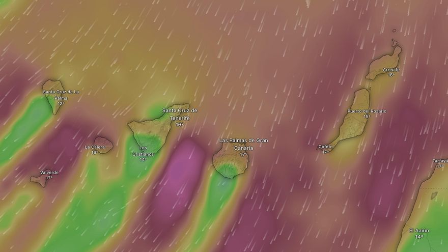 Tres islas de Canarias, en aviso amarillo este lunes