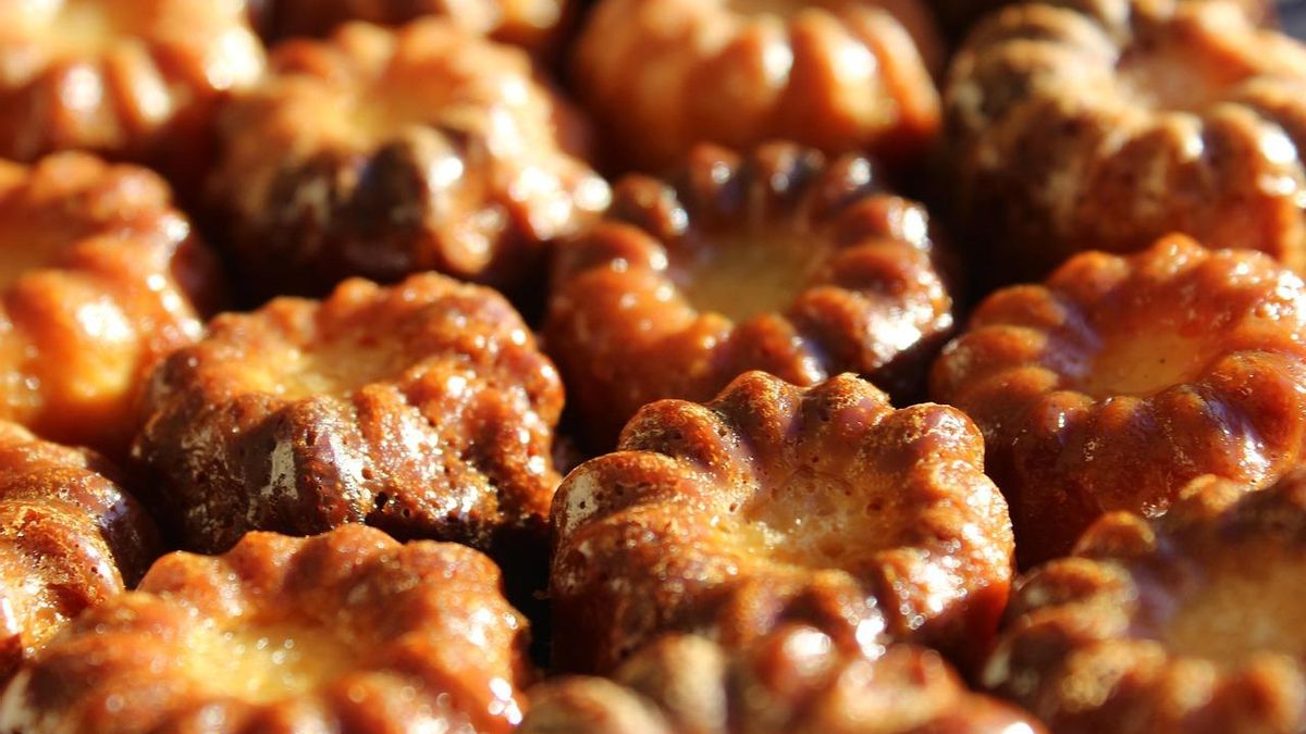 Canelé, el dulce típico de Burdeos.