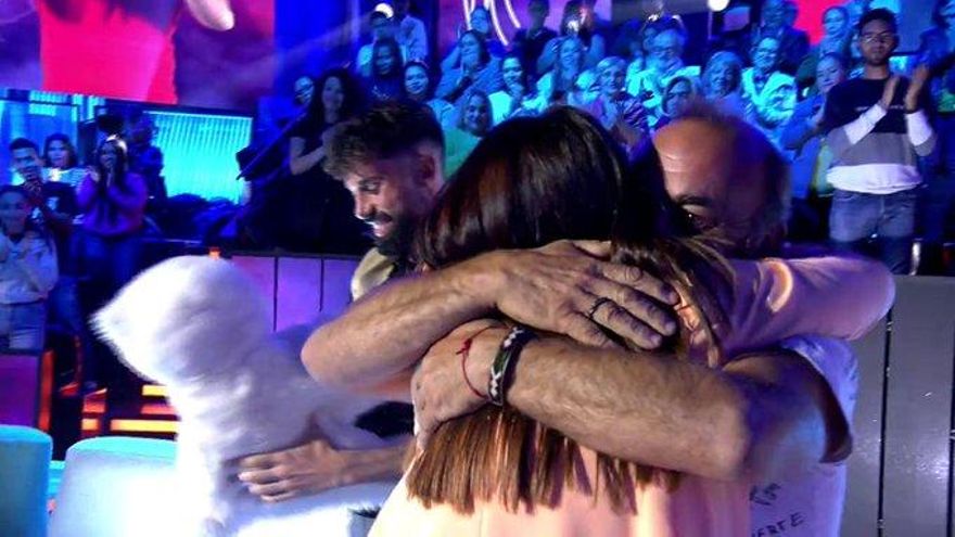 Ginés, al ver a su hija en 'Supervivientes 2023'