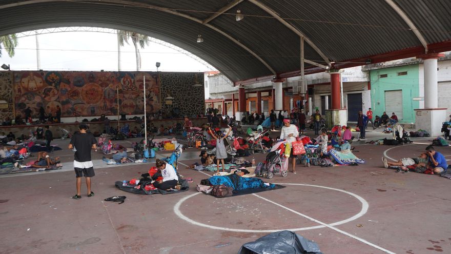 Caravana Migrante toma un descanso para seguir su recorrido en sur de México