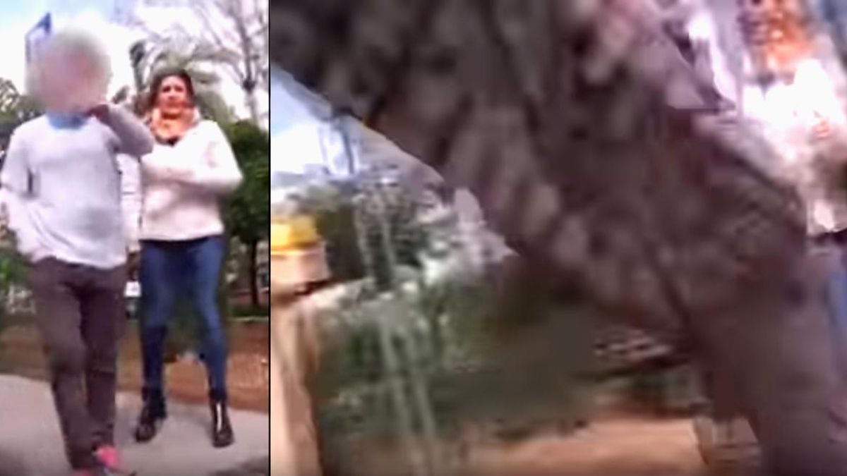 Otra agresión a reporteros: patean la cámara de un equipo de 'Andalucía Directo'