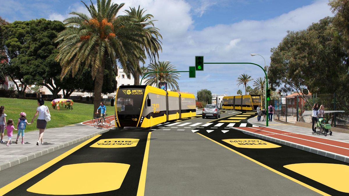 Más del 70% de la ciudadanía de Las Palmas de Gran Canaria apoya la Metroguagua, según un sondeo del Ayuntamiento