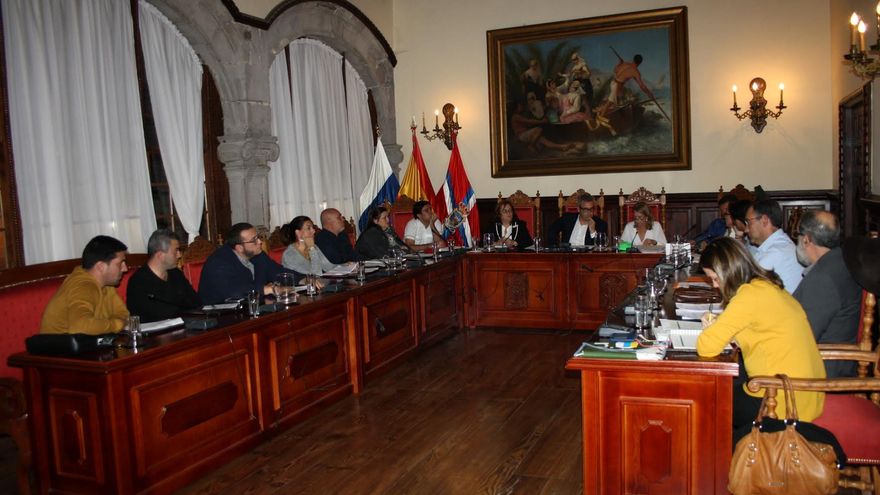 En la imagen, sesión del pleno del Ayuntamiento de la capital.