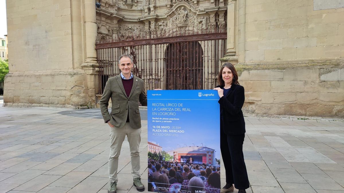 La Plaza del Mercado de Logroño, escenario de un recital lírico de ópera y zarzuela