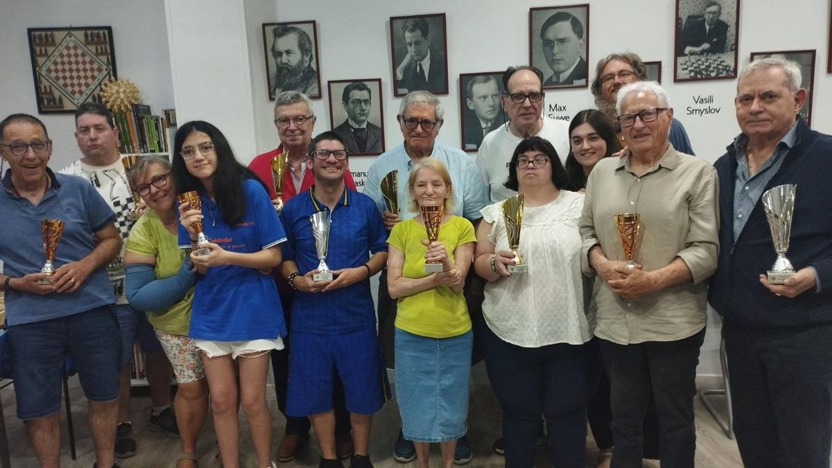 Los premiados del torneo inclusivo de Zaragoza