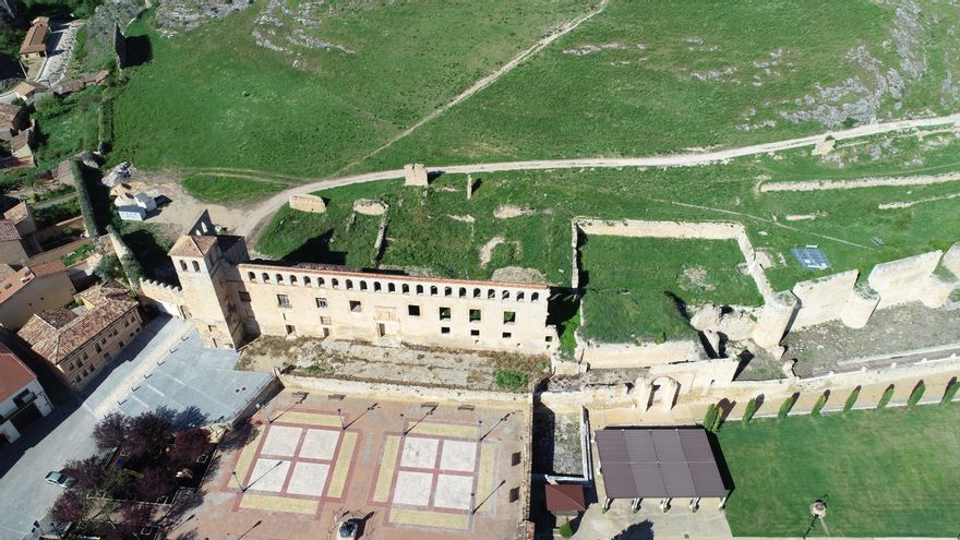 Actual estado de las ruinas del Palacio de Berlanga.