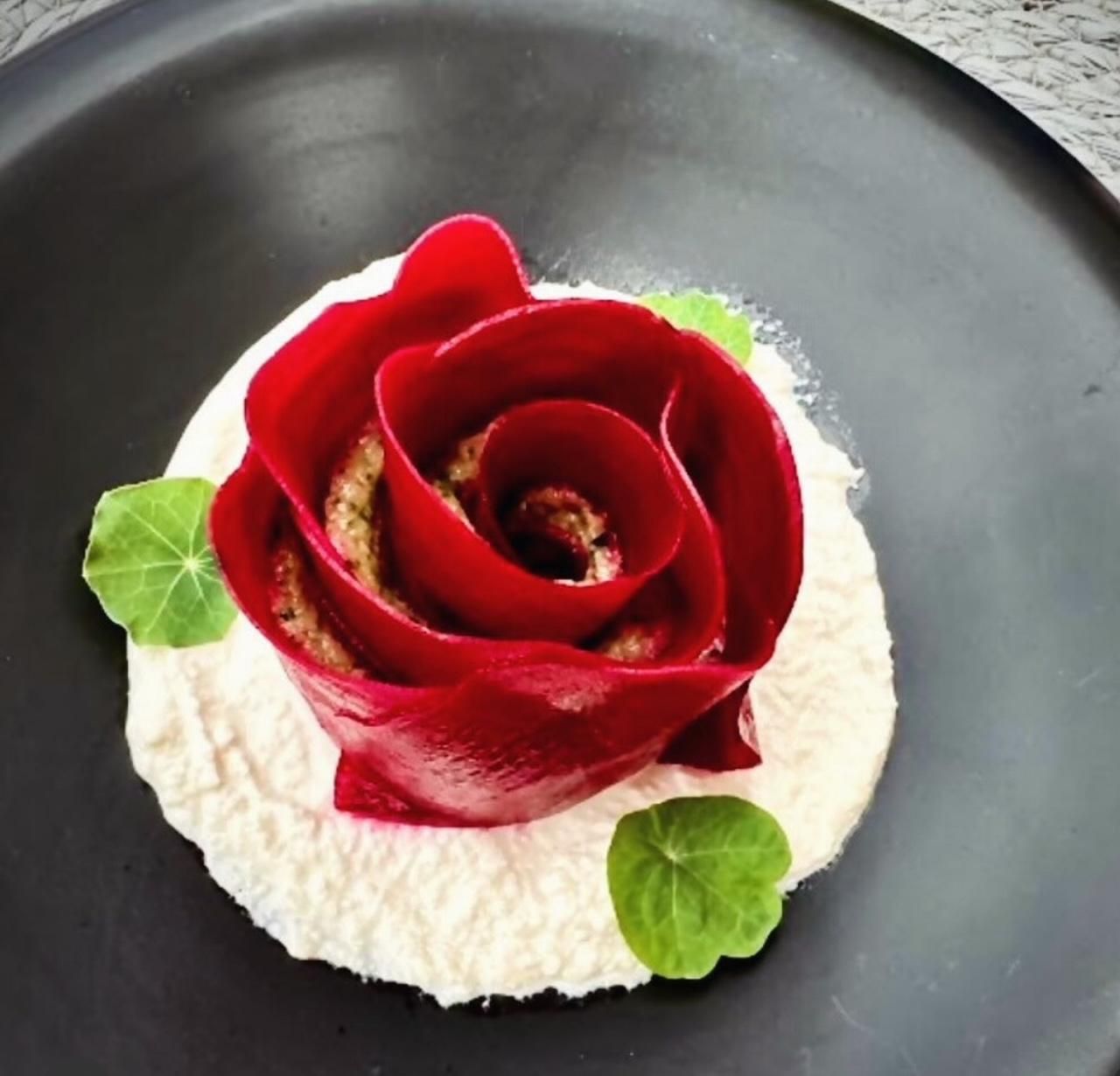 Rosa de Remolacha Berro Bistrot.