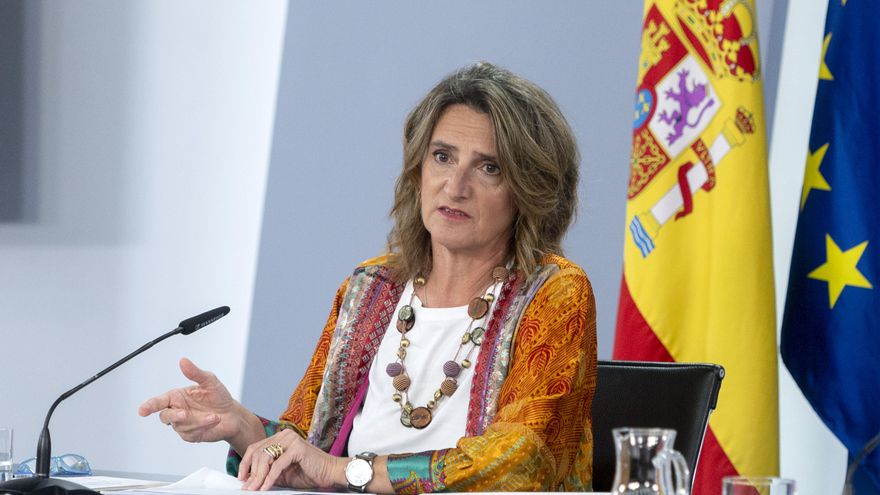 La vicepresidenta tercera y ministra para la Transición Ecológica y el Reto Demográfico, Teresa Ribera.