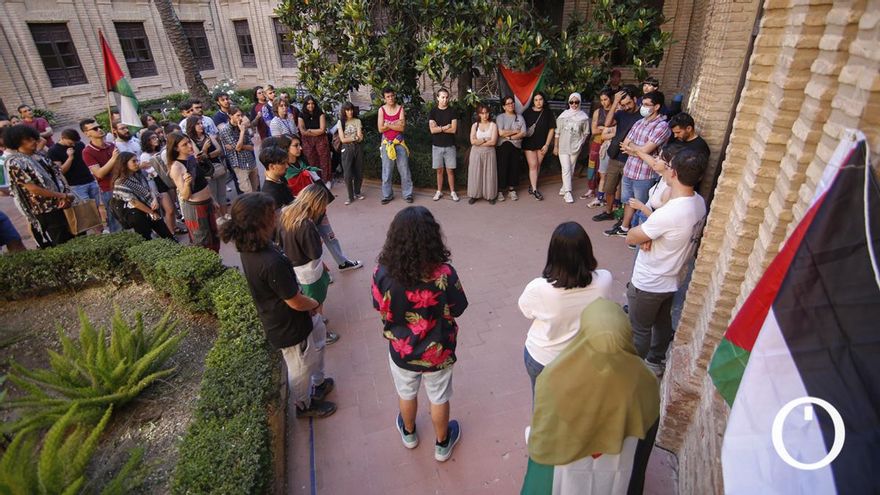 Un encierro pide a la Universidad de Córdoba que no ceda terrenos a la empresa de armas vinculada a Israel