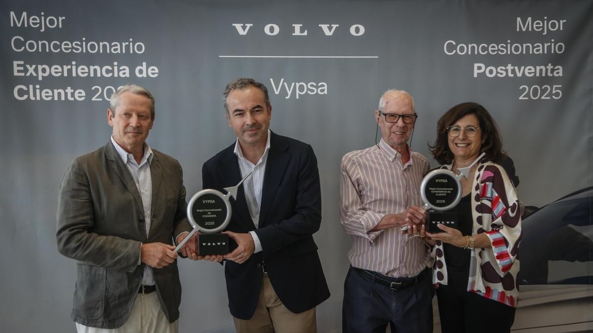 Volvo Vypsa refuerza su posición con dos reconocimientos de Volvo Car España