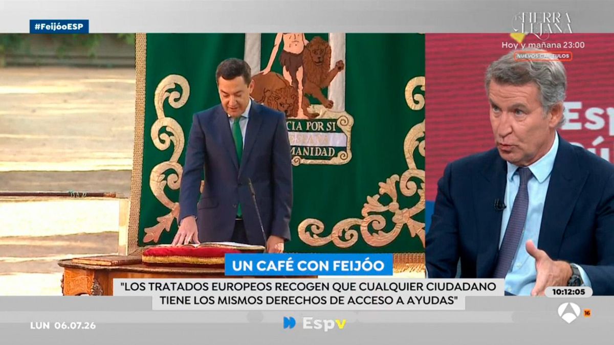 Alberto Núñez Feijóo, en 'Espejo Público'